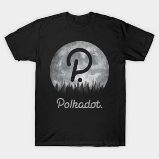 Vintage Polkadot DOT Coin To The Moon Crypto Token Cryptocurrency Blockchain Wallet Birthday Gift For Men Women Kids T-Shirt